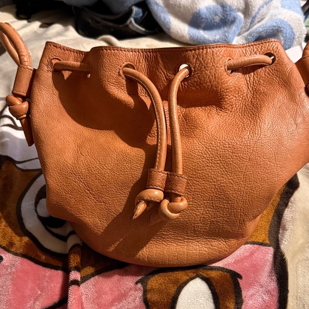 Melissa Frye drawstring purse
